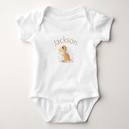 Cute Sweet Personlig Dinosaur Pojke T Shirt