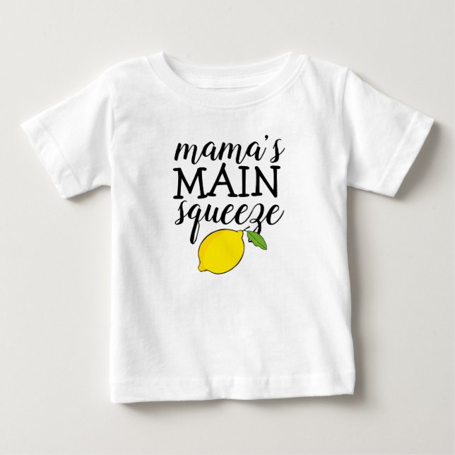 Cute Sweet Phrase | Mamma Main Squeeze T Shirt (Framsida)