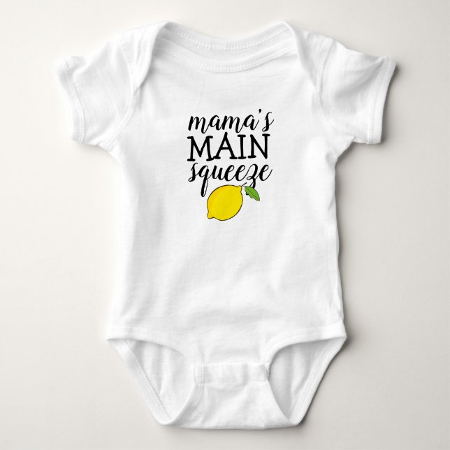 Cute Sweet Phrase | Mamma Main Squeeze T Shirt (Framsida)
