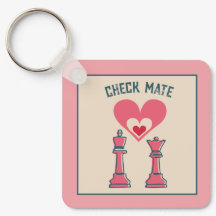 Cute Sweet Retro Funny Checkmate Valentine Gifts