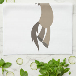 Cute Swift Tecknad Horse Kitchen Towel Kökshandduk