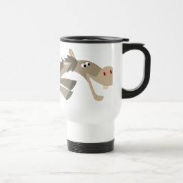 Cute Swift Tecknad Horse Mugg