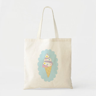 Cute Swirl Ice Cream Cone Tygkasse
