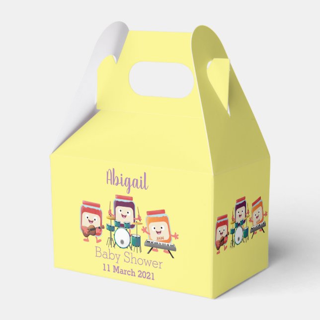 Cute sylt-sessionsmusiker tecknad humor presentaskar (Framsidan Sidan)