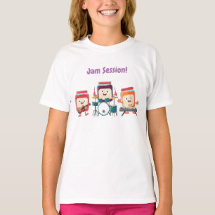 Cute sylt-sessionsmusiker tecknad humor t shirt