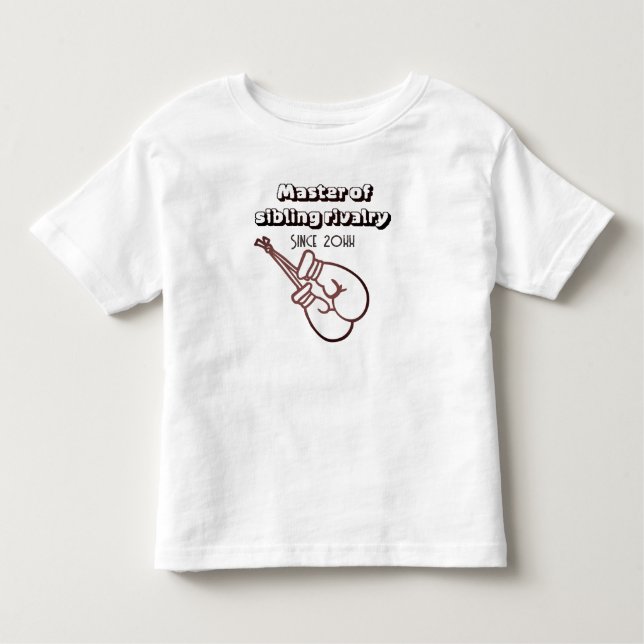 Cute Syskon Brothers Rivalry T Shirt (Framsida)