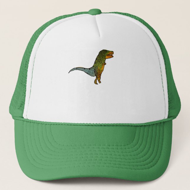 Cute T-Rex dinosaur art Keps (Framsida)