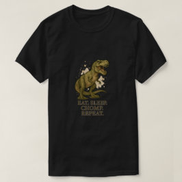 Cute T-Rex Dinosaur-uppspelning Förhistorisk desig T Shirt