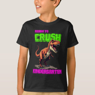 Cute T-Rex-krossar Kindergarten Tee