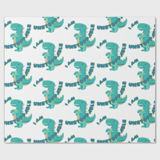Cute T-REX med motiveringscitat Presentpapper