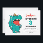 Cute T-Rex Unicorn Kids Dinosaur Birthday Inbjudningar<br><div class="desc">För barn för rutdesign,  pojkar eller flickor som kärlek dinosaur,  dino-tecknad,  T-rex och andra dinosauriarter. Perfekt för födelsedagsfest av Jurassic-tema. Du kan anpassa ordalydelsen så att den passar för andra tillfällen.</div>
