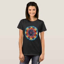 Cute T-shirt Mandala-färgdesign