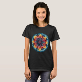 Cute T-shirt Mandala-färgdesign