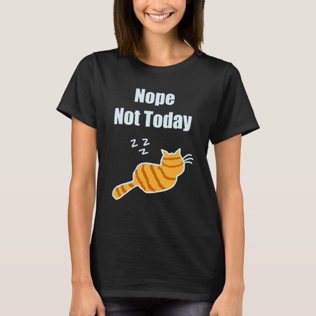 Cute T Shirt of A Cat Seping (Framsida)