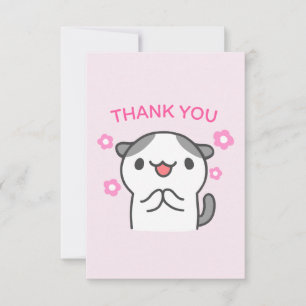 Cute Tack Cat Card Kort