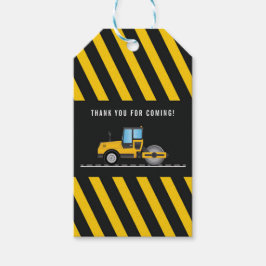 Cute Tack Gifts Märkres Construction Kids Party Presentetikett