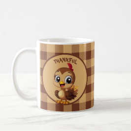 Cute-tacksam Thanksgiving Turkiet Kaffemugg
