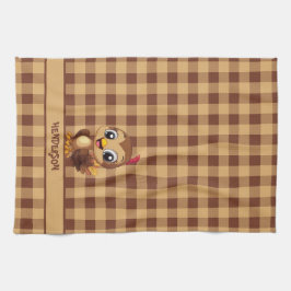 Cute-tacksam Thanksgiving Turkiet Kökshandduk