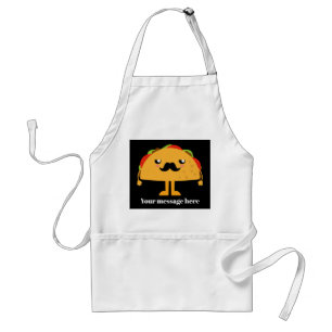 Cute Taco lägg till namn-meddelandepaket Förkläde
