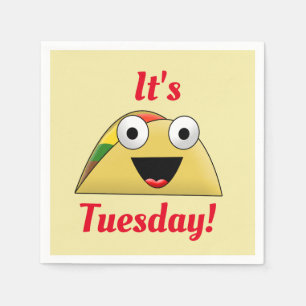 Cute Taco tisdag Pappersservett