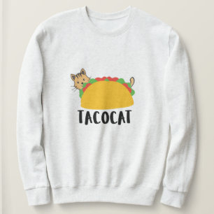 Cute TacoCat Design Sweatshirt, Cat Lover Cat Mamm T Shirt