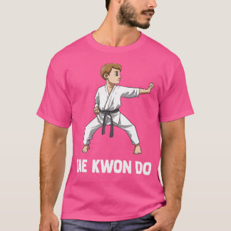 Cute Taekwondo Boy Kid Taekwondo Fighter T Shirt