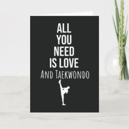 Cute Taekwondo Cards Martial Arts Japan Kort