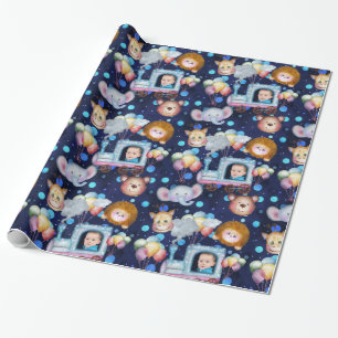 Cute tåg-foto presentpapper