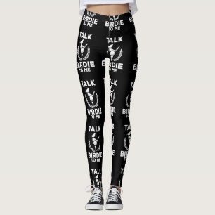 Cute Talk Birdie till mig Ljug Golfning Leggings