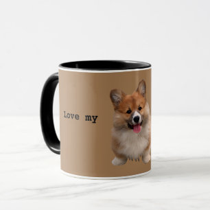 Cute Tan Welsh Corgi Mugg