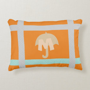 Cute Tape Up Bright Papper Parbrella Prydnadskudde