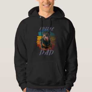 Cute tass Retro Heart Rottie Hund Pet Animus rottw Hoodie