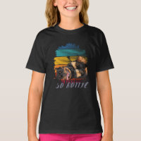 Cute tass Retro Heart Rottie Hund Pet Animus rottw