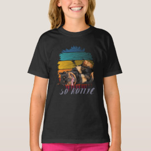 Cute tass Retro Heart Rottie Hund Pet Animus rottw T Shirt