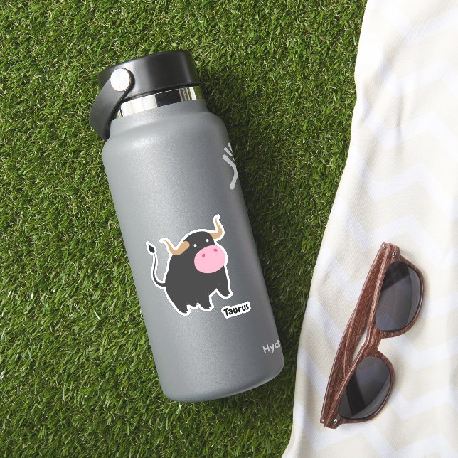 Cute Taurus Sticker Klistermärken (HydroFlask Insitu)