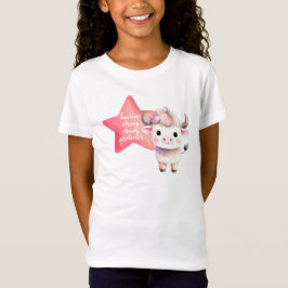 Cute Taurus Zodiac Sign Jersey for Girl T Shirt