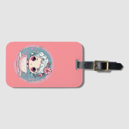 Cute Tea Kopp Doll Luggage Tag Bagagebricka