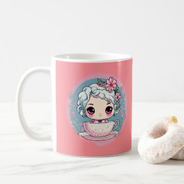 Cute Tea Kopp Doll Mugg