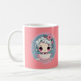 Cute Tea Kopp Doll Mugg