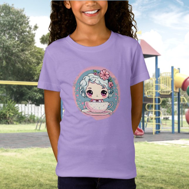Cute Tea Kopp Doll T-Shirt (Skapare uppladdad)