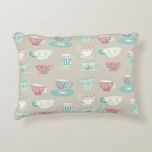 "Cute Tea Party" ACCENT PILLOW Prydnadskudde