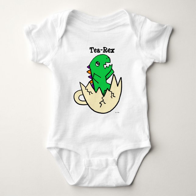 Cute Tea-Rex T Shirt (Framsida)