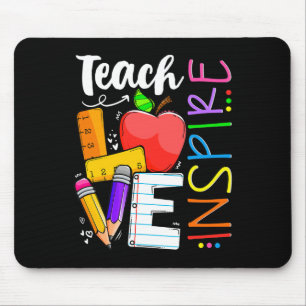 Cute Teach Kärlek och Inspire Manar Women Lacher Musmatta