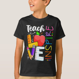 Cute Teach Kärlek och Inspire Manar Women Lacher T Shirt