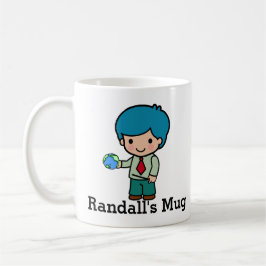 Cute Teacher med Globe Kaffemugg
