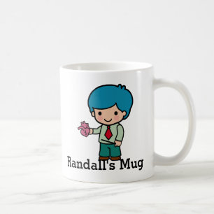 Cute Teacher med hjärta Kaffemugg