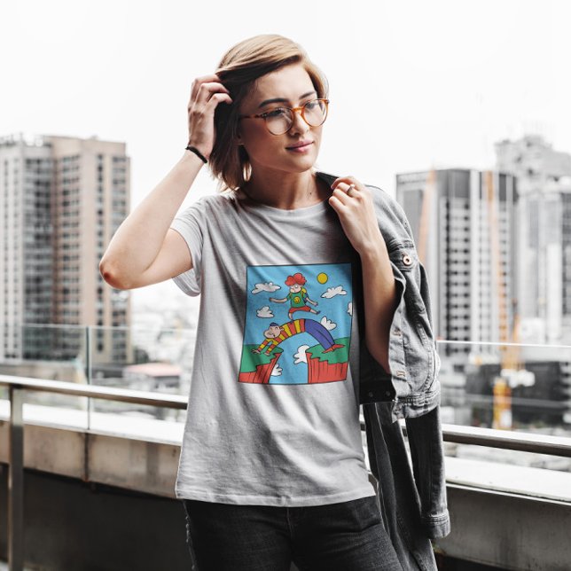 Cute Teacher och Student T Shirt (Skapare uppladdad)