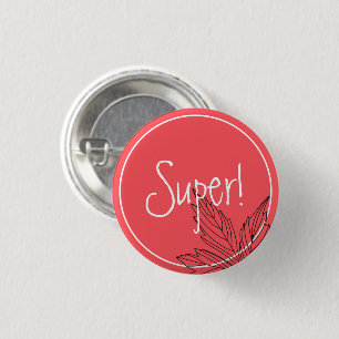 Cute Teacher Reward Motivation för student 3 cm Knapp