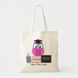 Cute Teacher Rosa Uggla Back to school Monogram To Tygkasse