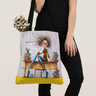 Cute Teacher Tote - se bak Tygkasse